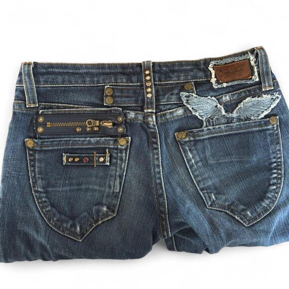 vintage Low rise robins blue jeans - Picture 8 of 8